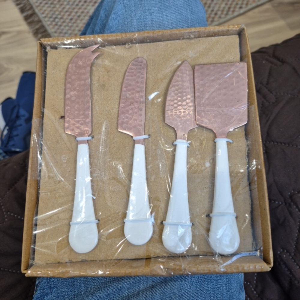 Mud Pie Cheese Knife & Charcuterie Spread Set 🧀🍴